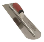 MARSHALLTOWN 16 in. x 4 in. Rounded Front Finishing Trowel Model# MXS66RED
