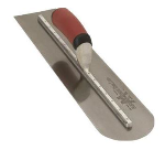 MARSHALLTOWN 18 in. x 4 in. Rounded Front Finishing Trowel Model# MXS81RED