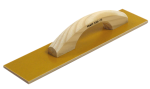 16 in. x 3-1/2 in. Square End Laminated Canvas-Resin Hand Float with Wood Handle Model# CF505