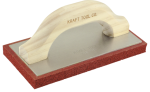 10 in. x 4 in. Fine Cell Red Rubber Float with Wood Handle Model# PL372