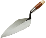 13 in. Narrow London Brick Trowel with Leather Handle Model# RO316-13