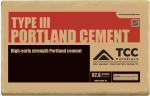 TCC 92.6 lb Portland Cement Type III