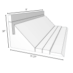 Mono Slab EZ Form Adjustable Form (31.25 in x 8 ft x 20 in)